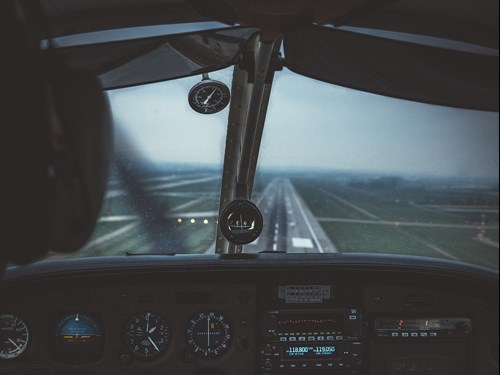 aircraft cockpit