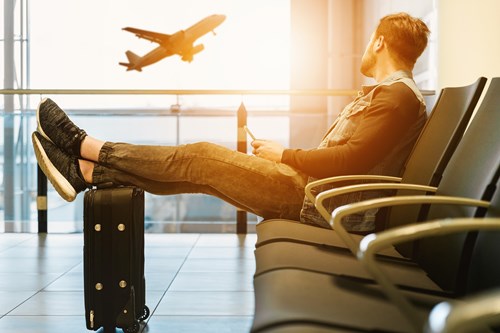 airport departure lounge